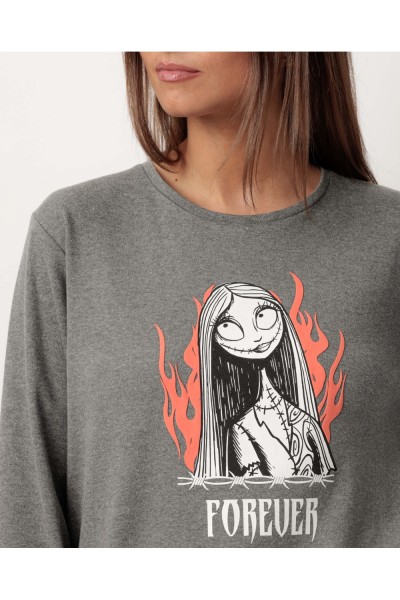 63672-0 PIJAMA MUJER MANGA LARGA NIGHTMARE-Admas