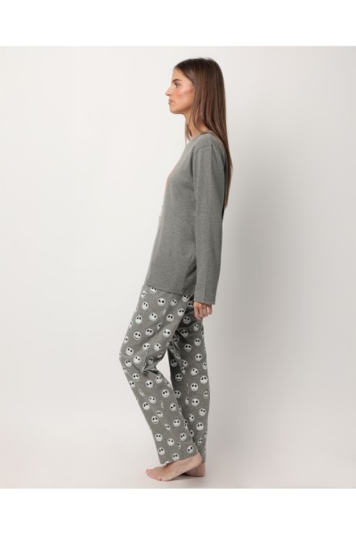 63672-0 PIJAMA MUJER MANGA LARGA NIGHTMARE-Admas