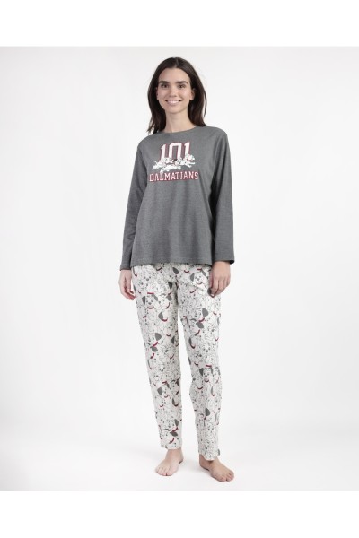 63666-0 PIJAMA MUJER DALMATAS VARSITY- ADMAS