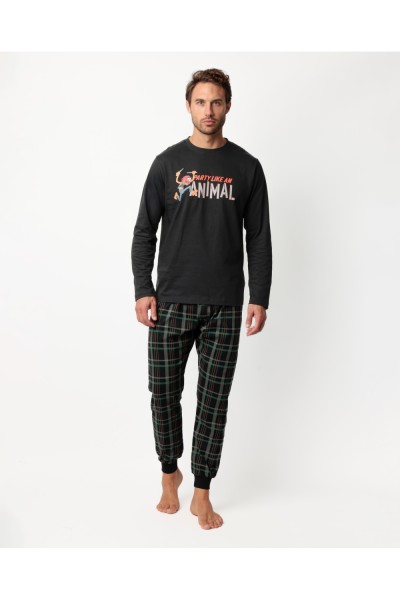 63915-0 PIJAMA HOBRE PARTY ANIMAL- ADMAS