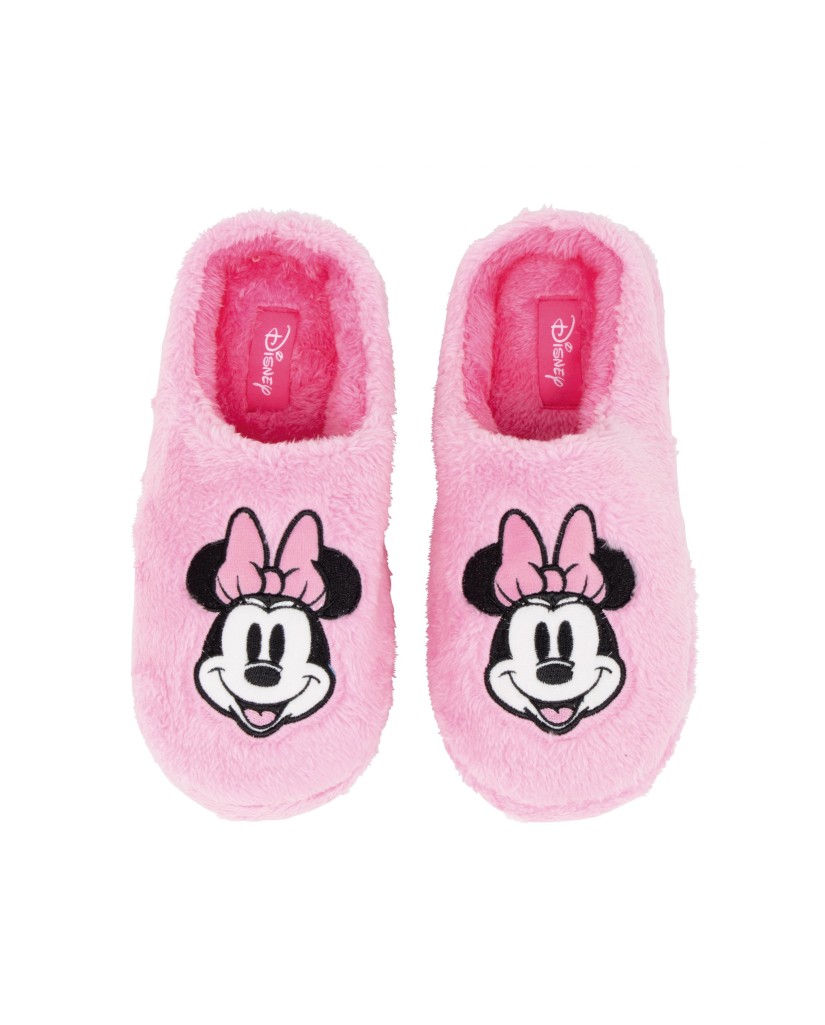 WD16616 ZAPATILLAS MUJER PELUCHE BORDADAS MINNIE MOUSE