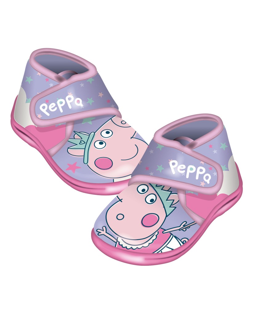 PP17447 ZAPATILLAS BOTA VELCRO PEPPA PIG