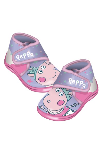 PP17447 ZAPATILLAS BOTA VELCRO PEPPA PIG
