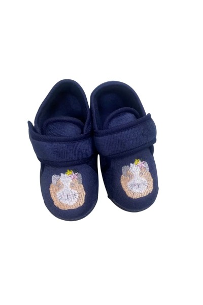 FJA24-1865 ZAPATILLAS NIÑO AZUL MARINO BORDADO