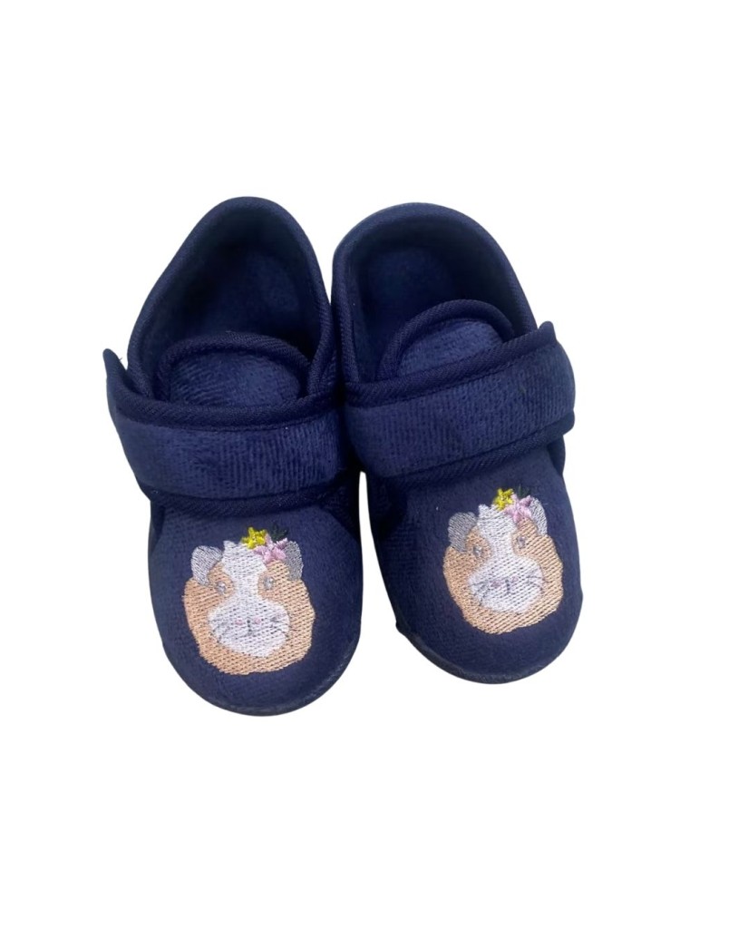 FJA24-1865 ZAPATILLAS NIÑO AZUL MARINO BORDADO