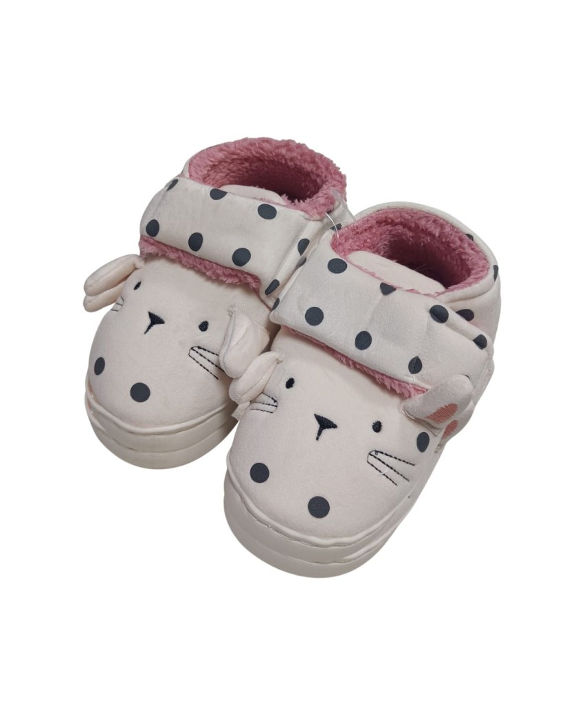 FJA18-1657B Zapatillas de estar por casa lunares