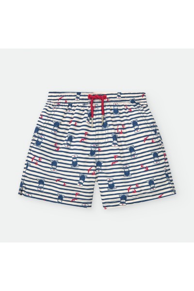 9060-09YLM BAÑADOR NIÑO RAYAS CAPITAN