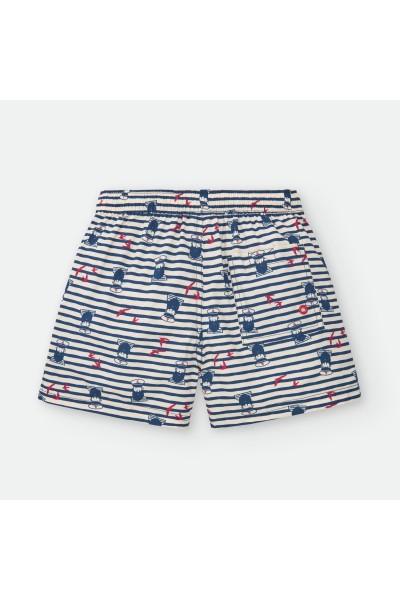 9060-09YLM BAÑADOR NIÑO RAYAS CAPITAN