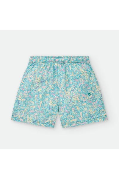 9060-04YLM BAÑADOR BERMUDA NIÑO AGUAMARINA