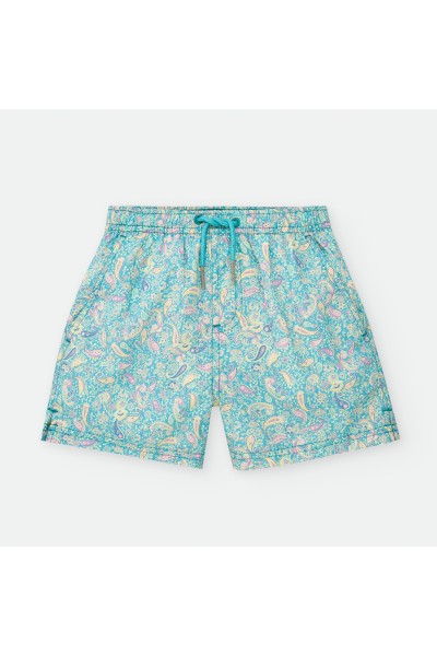 9060-04YLM BAÑADOR BERMUDA NIÑO AGUAMARINA