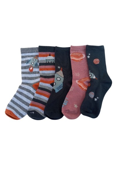 EHB2505 Pack 5 Calcetines de niño