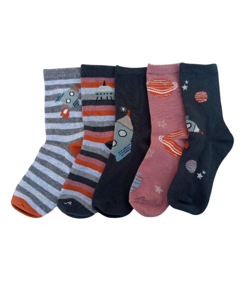 EHB2505 Pack 5 Calcetines de niño