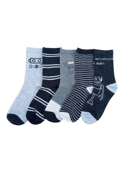 EHB2504 Pack 5 Calcetines de niño