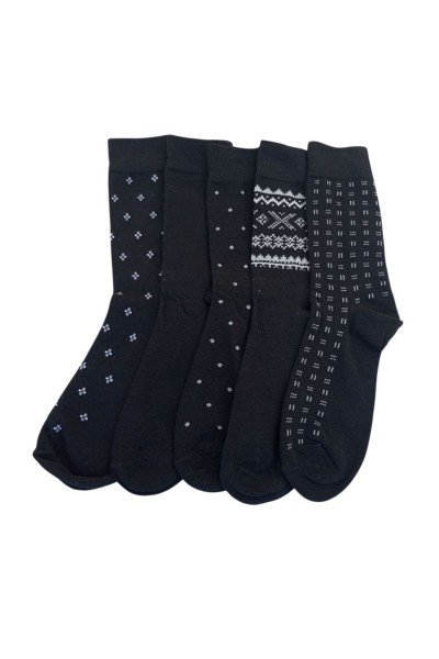 EHM2516 Pack 5 Calcetines de hombre