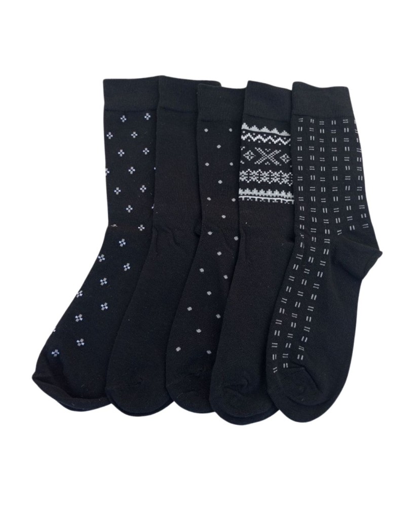 EHM2516 Pack 5 Calcetines de hombre