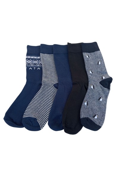 EHM2518 Pack 5 Calcetines de hombre