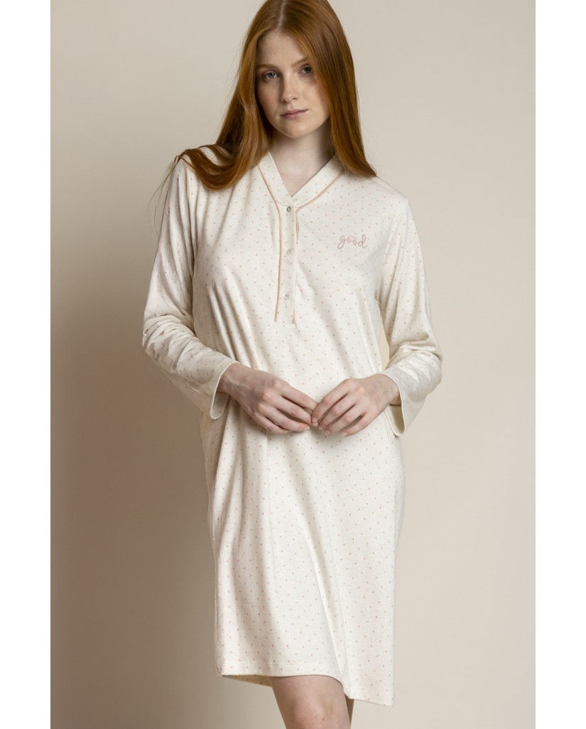 61417-110 CAMISOLA DOTS AND FLOWERS A