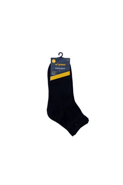 24136 PACK 3 calcetines deportivo adulto tobillero invisble-40