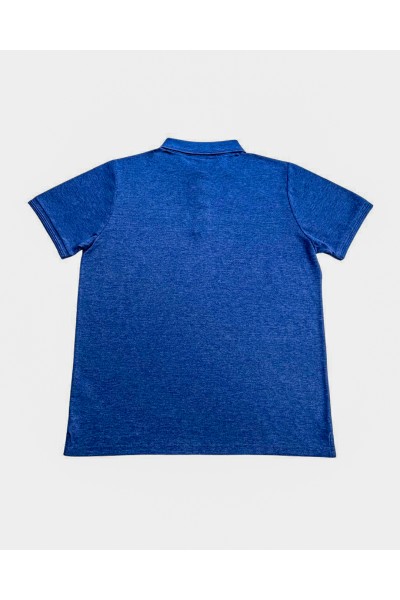 BP017 Polo básico de hombre liso manga corta con 3 botones