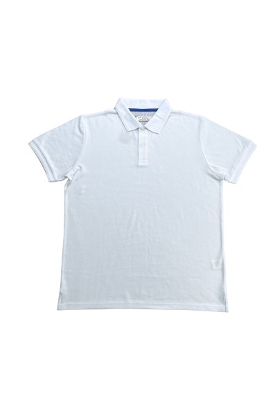 BP017 Polo básico de hombre liso manga corta con 3 botones