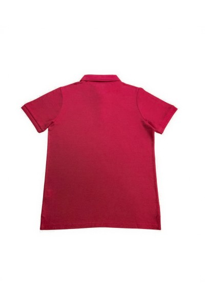 BP017 Polo básico de hombre liso manga corta con 3 botones