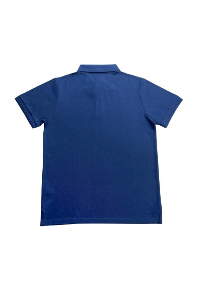 BP017 Polo básico de hombre liso manga corta con 3 botones