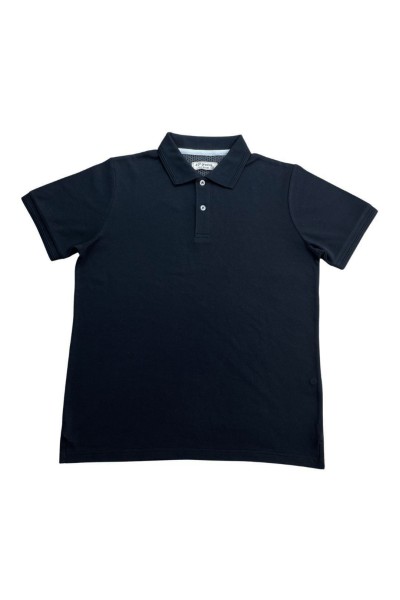BP017 Polo básico de hombre liso manga corta con 3 botones