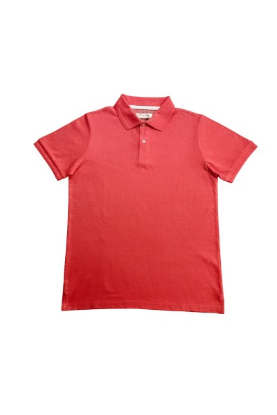 BP017 Polo básico de hombre liso manga corta con 3 botones