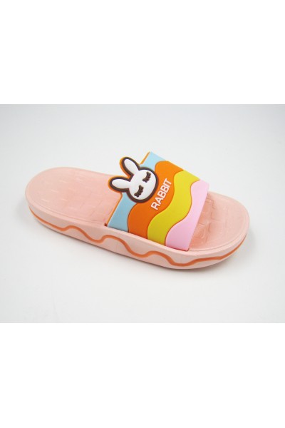TH2001-GIRL-1 Chancla de pala RABBIT con olas-40 grados