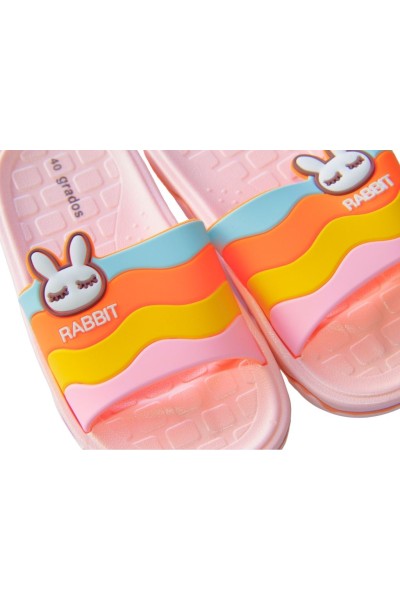 TH2001-GIRL-1 Chancla de pala RABBIT con olas-40 grados