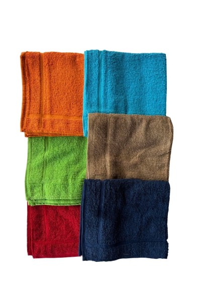 PAÑO01 Pack 5 paños de cocina colores lisos