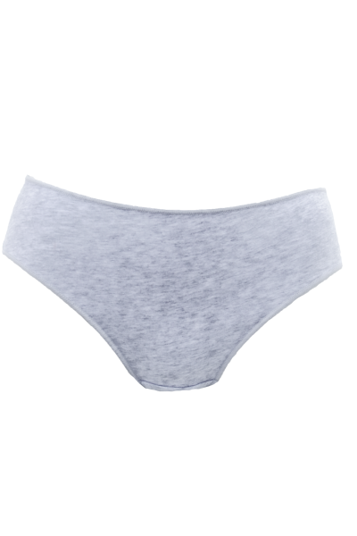 WT40GRIS Braguitas mujer midi gris