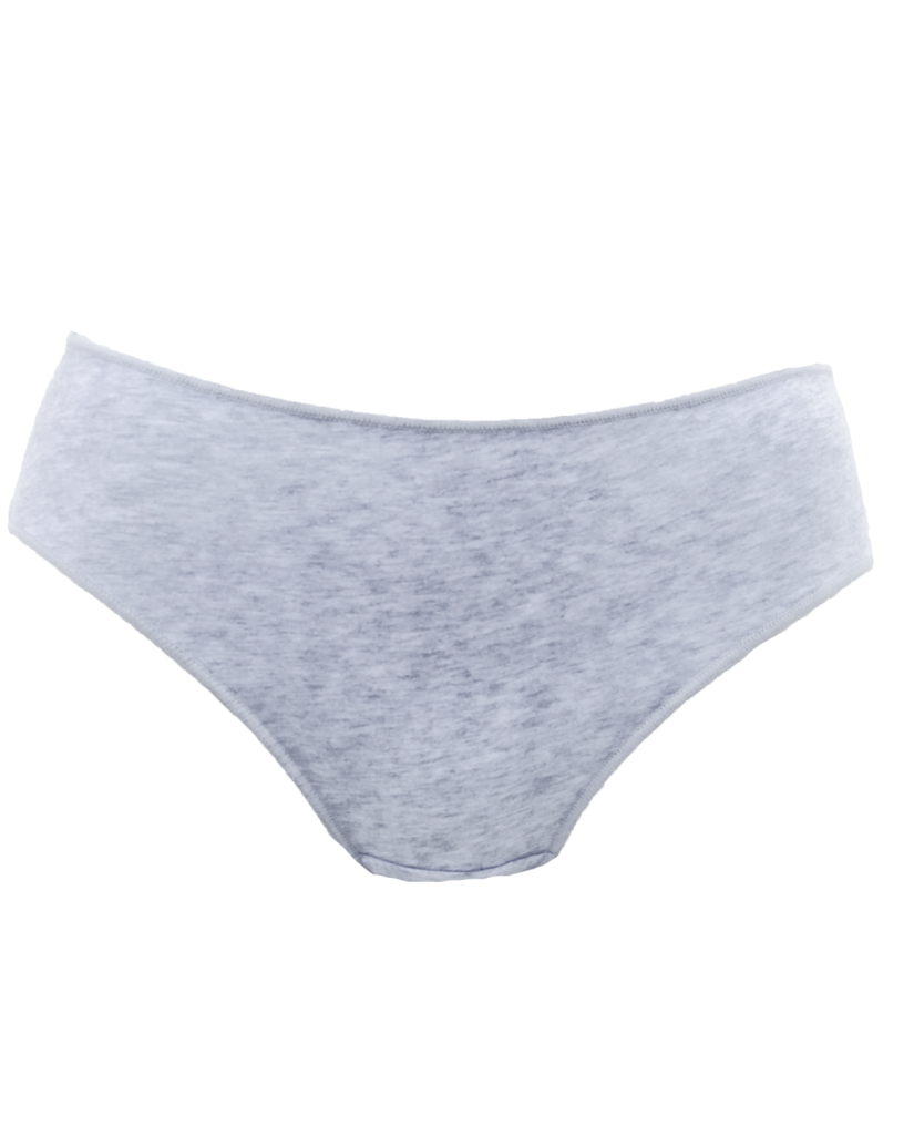 WT40GRIS Braguitas mujer midi gris