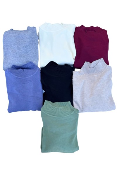 R-3009 JERSEY CUELLO ALTO MUJER