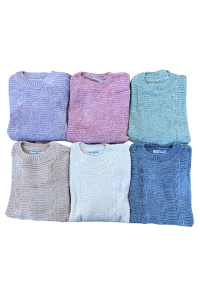 C-7515 JERSEY CHENILLA MUJER