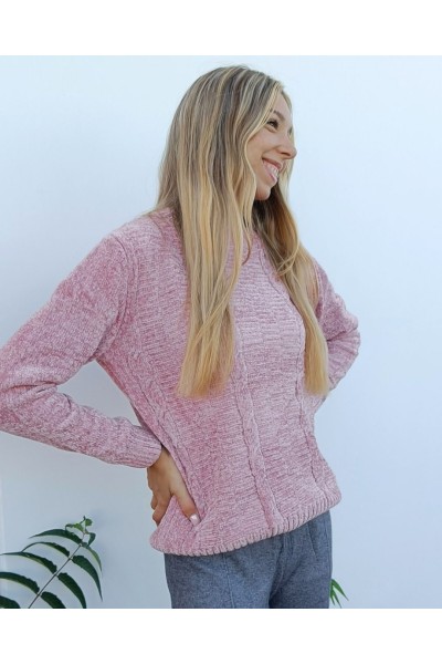 C-7515 JERSEY CHENILLA MUJER