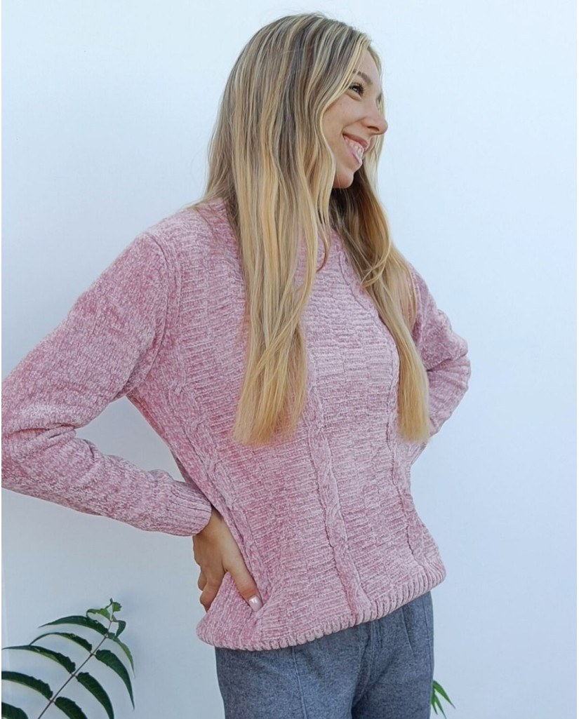 C-7515 JERSEY CHENILLA MUJER
