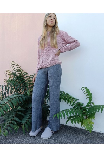 C8974 PANTALÓN PUNTO MUJER