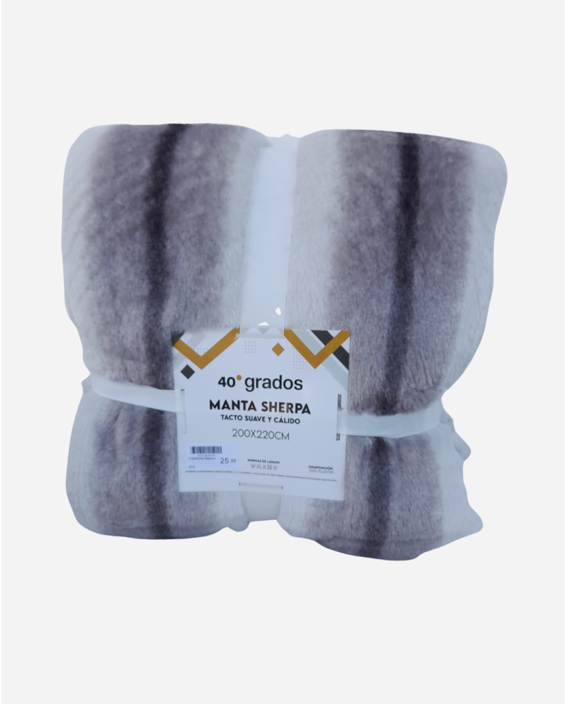 210RAYAS Manta rayas 200X220cm 40 Grados