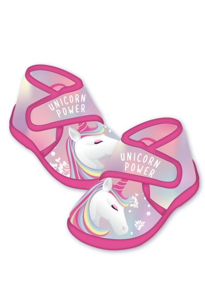 ZK50901 Zapatillas estar por casa velcro Unicornio
