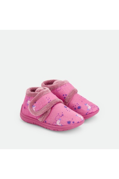 4911-23 Zapatillas estar por casa niña velcro Waterlemon