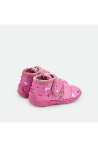 4911-23 Zapatillas estar por casa niña velcro Waterlemon
