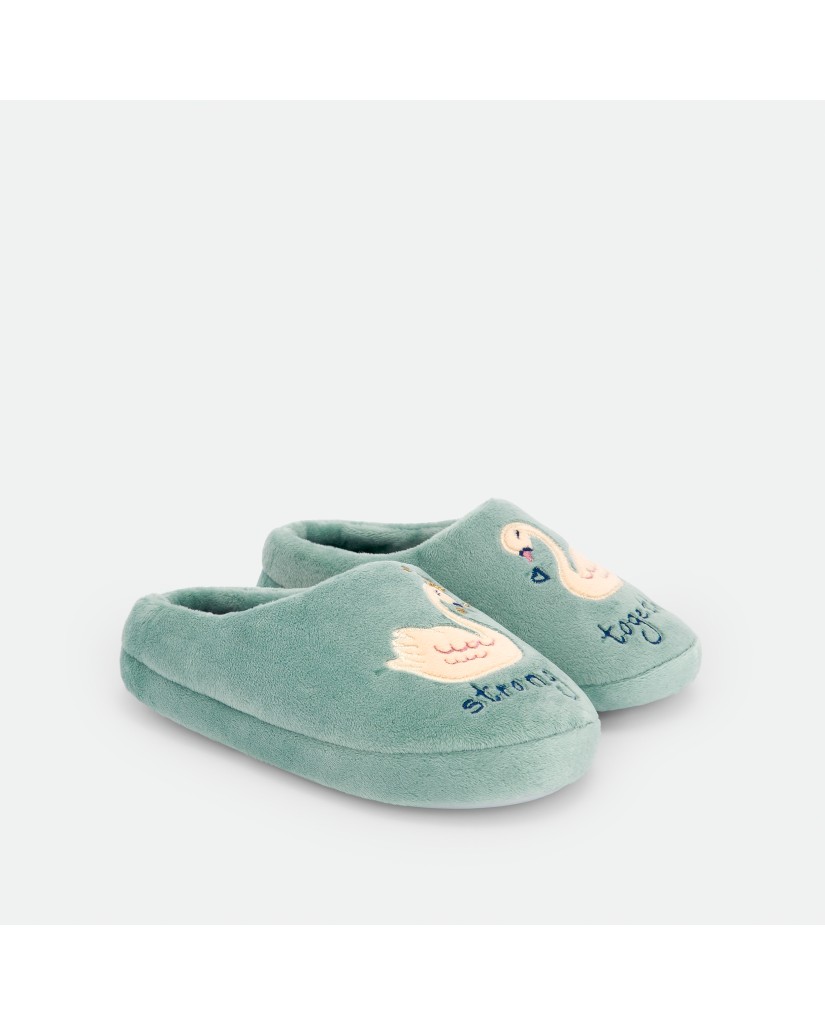 4933-23 Zapatillas estar por casa niña cisne Waterlemon