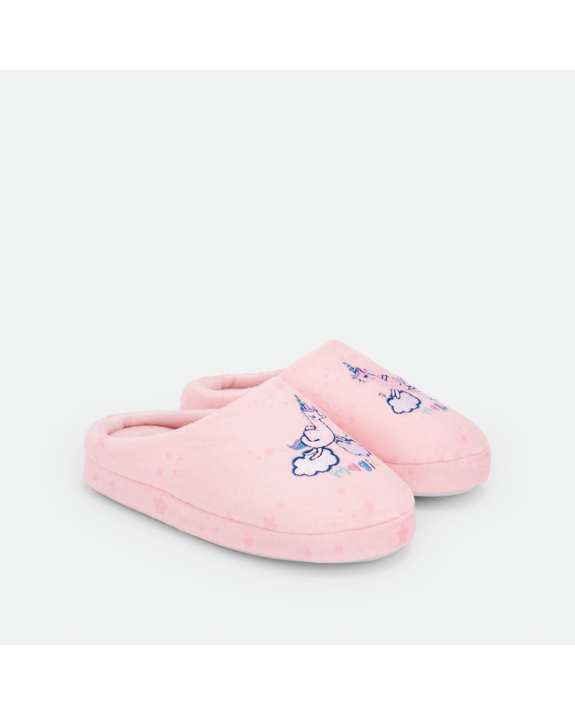 4934-23 Zapatillas estar por casa niña unicornio Waterlemon
