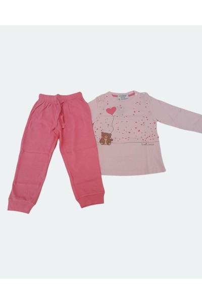 NA214004 Pijama niña manga larga Osito-Tress