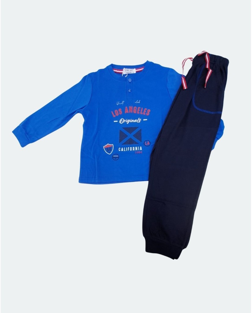 NO215010 Pijama niño manga larga Tress