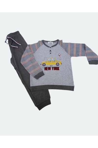 NO215020 Pijama niño manga larga New York- Tress