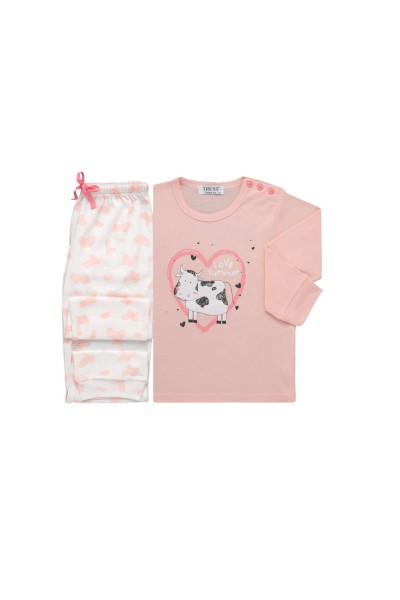 NA22412 Pijama niña manga larga 'Love Summer'Tress
