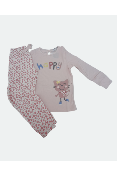 NA214030 Pijama niña manga larga HAPPY Tress