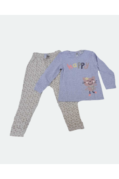 NA214030 Pijama niña manga larga HAPPY Tress